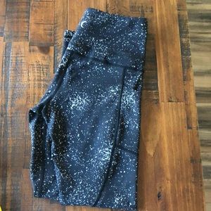 NWOT Zyia Black w/ Reflective Light N Tight Leggings